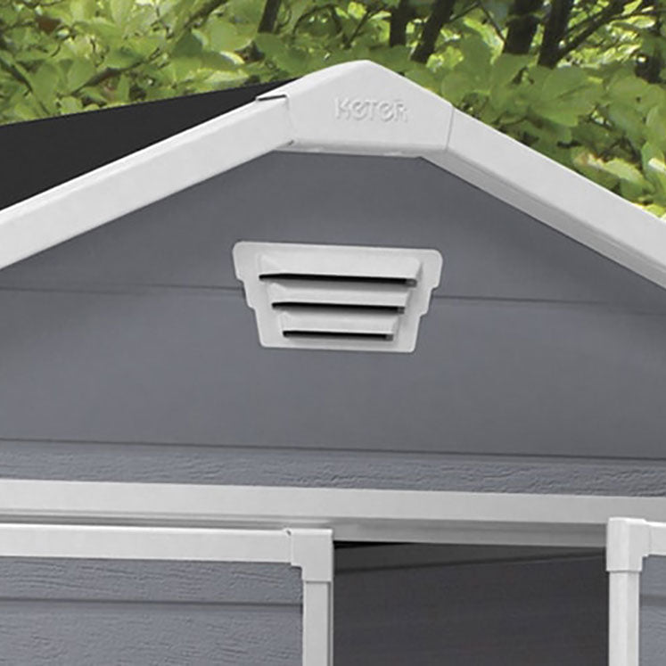 Keter Manor Apex Garden Shed 6ft x 8ft - Grey - Image 4
