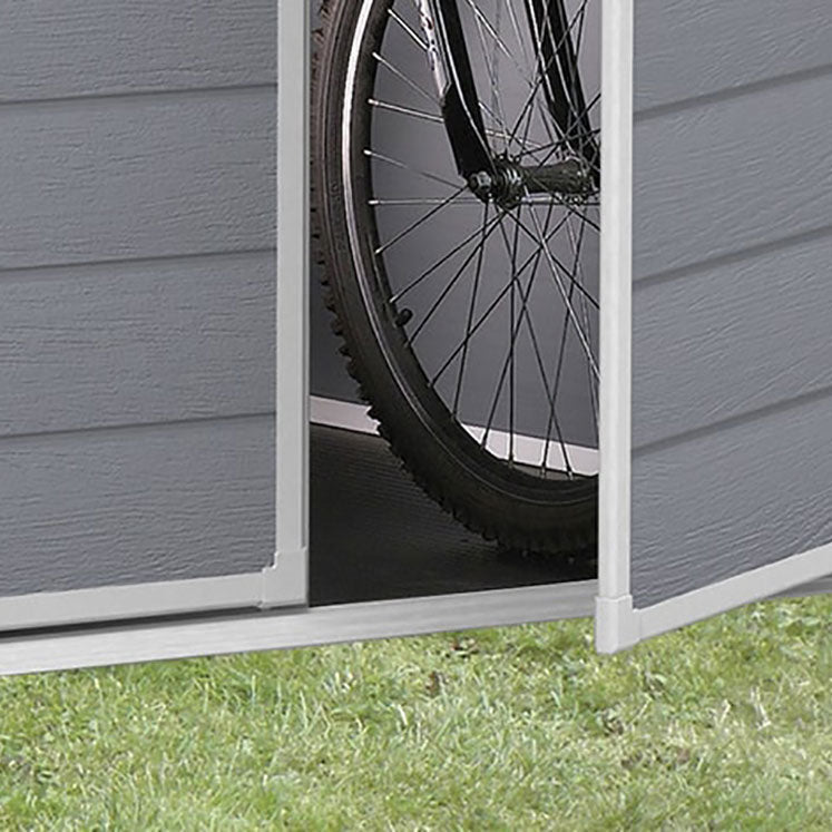 Keter Manor Apex Garden Shed 6ft x 8ft - Grey - Image 6