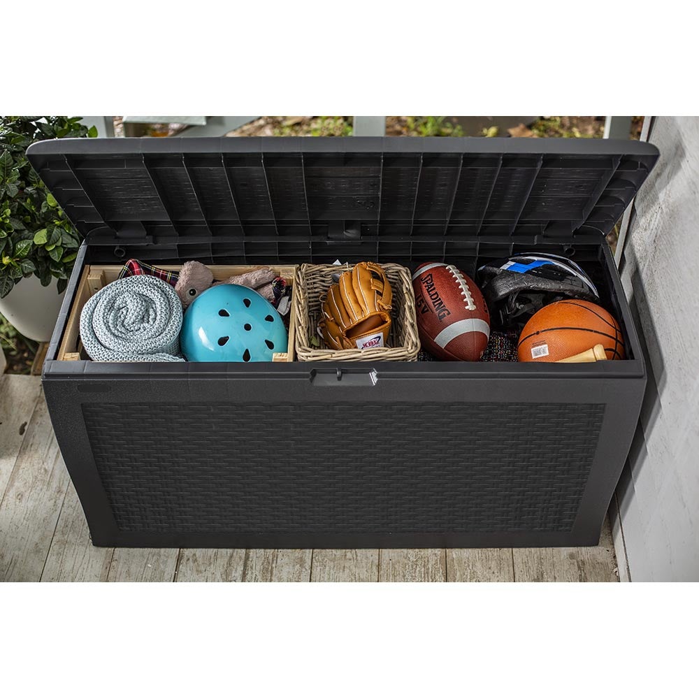 Keter Samoa Storage Box - Grey - 270L - Image 2