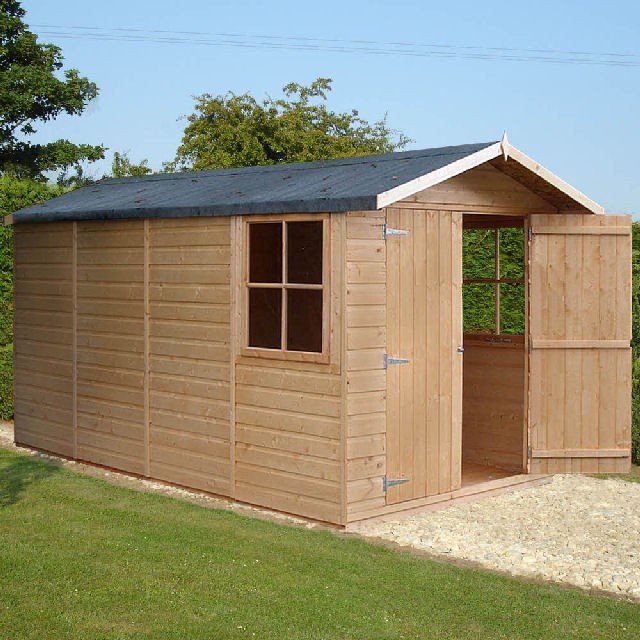 Shire Jersey 13ft x 7ft Pressure Treated Apex Shed