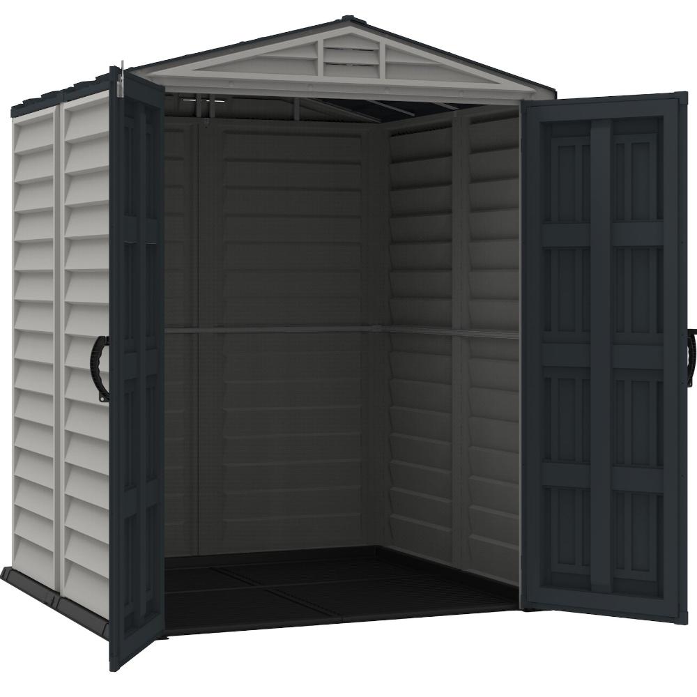 Duramax YardMate Plus - 5ft x 5ft Plastic Garden Shed in Grey - Image 7