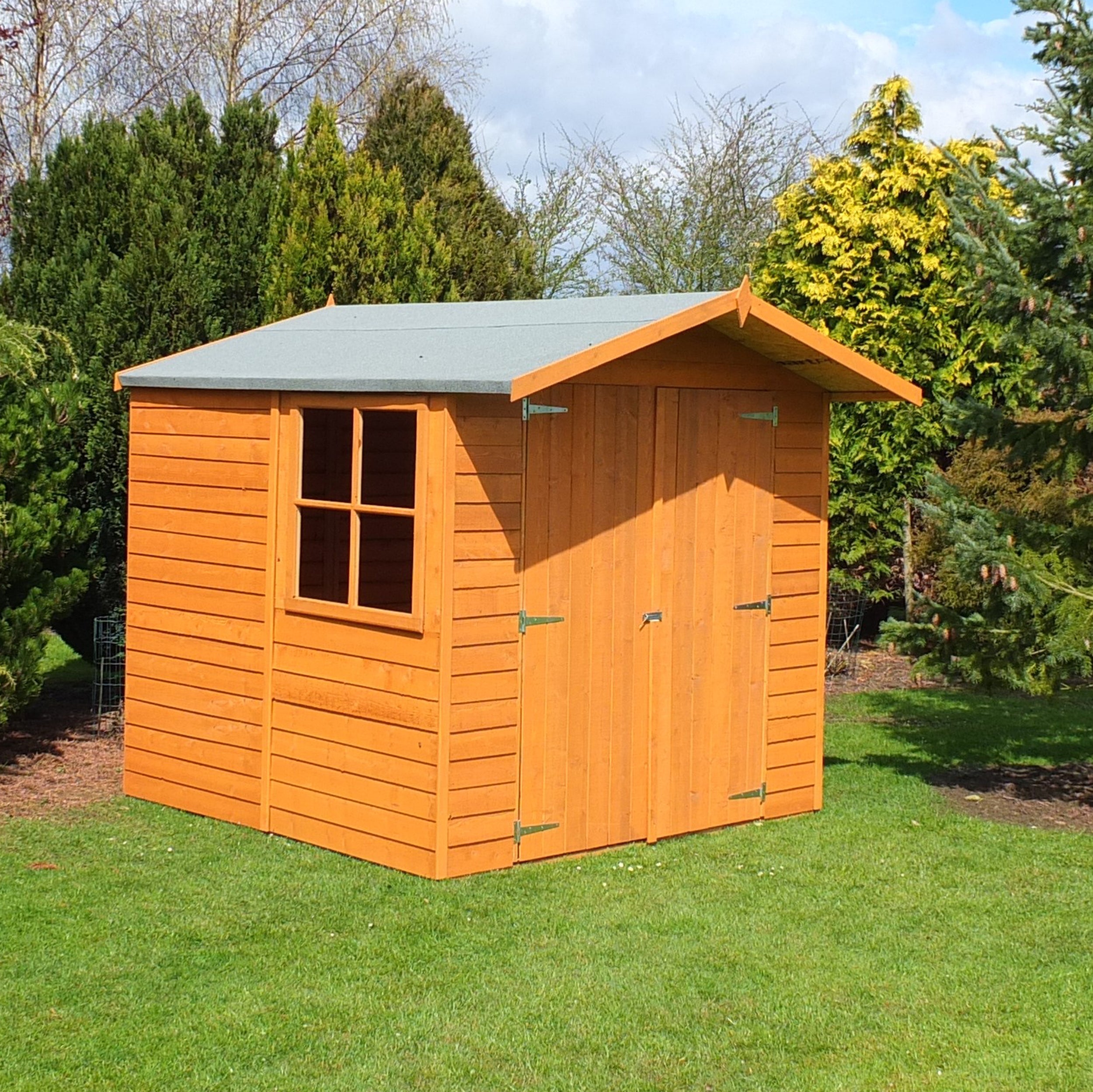 Shire Overlap 7ft x 7ft Shed with Double Doors - Image 2