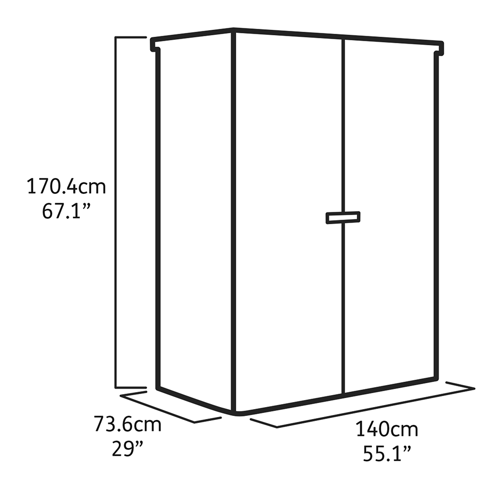 Keter Hi Store+ Garden Storage Box Shed - Image 8