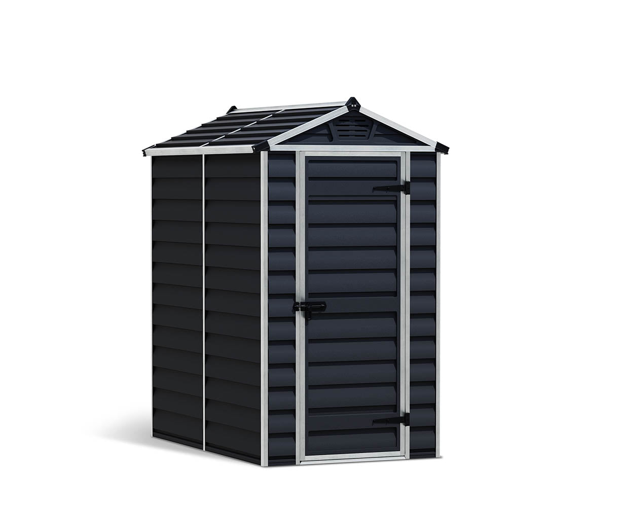 Palram Canopia - Skylight 4ft x 6ft Shed Kit - Midnight Grey - Image 2