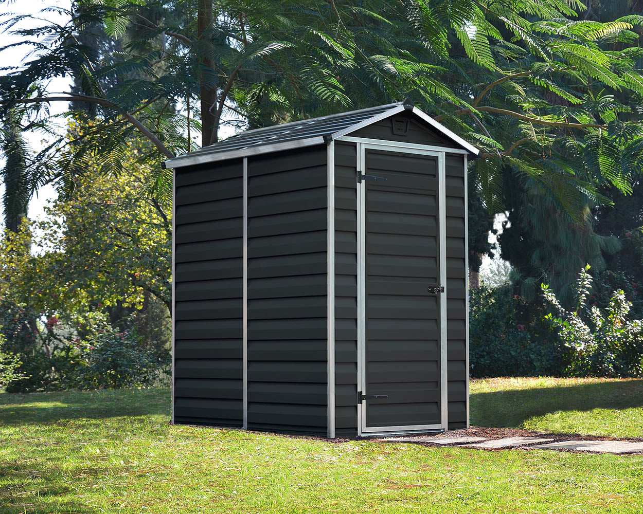 Palram Canopia - Skylight 4ft x 6ft Shed Kit - Midnight Grey