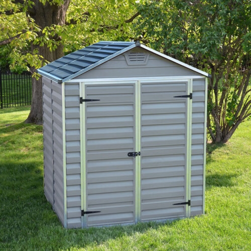 Palram Canopia Skylight 6 ft. x 5 ft. Shed Kit - Dark Grey