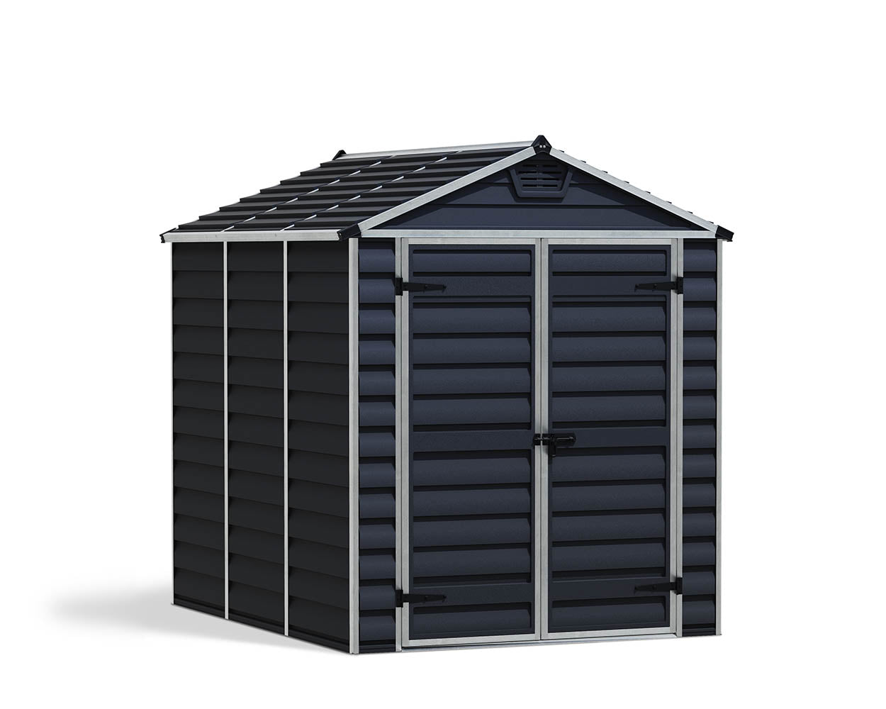 Palram Canopia - Skylight 6ft x 8ft Shed Kit - Midnight Grey - Image 4