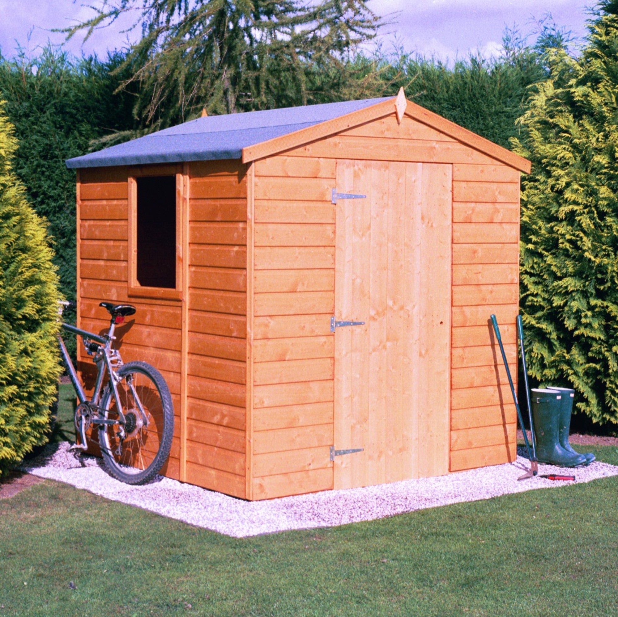 Shire Faroe 6ft x 6ft Shiplap Apex Shed - Image 2